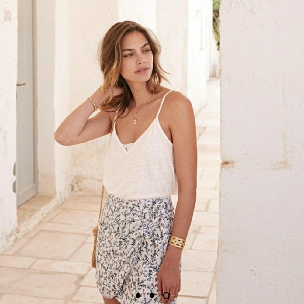 Sezane Donatien Linen tank